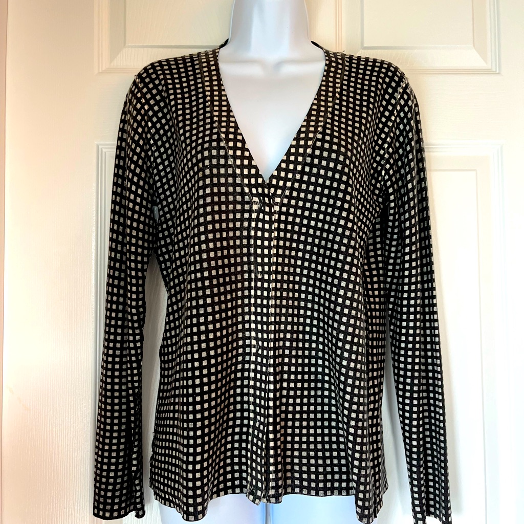 ‘S Max Mara Beige And Black Cardigan